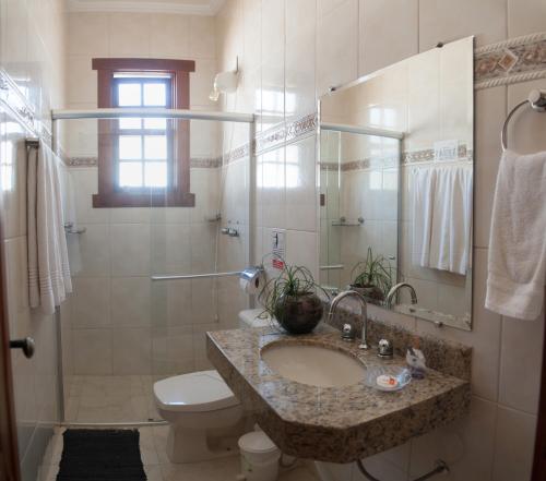 Ένα μπάνιο στο Refúgio do Imperador Hospedaria