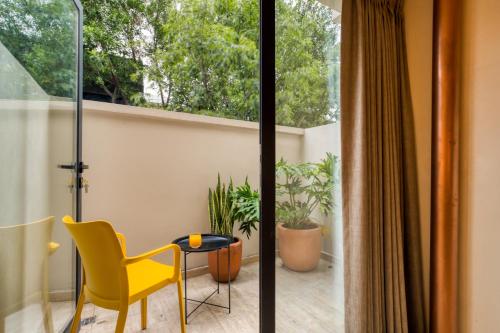 Μπαλκόνι ή βεράντα στο Caliza Roma Residences by Tasman