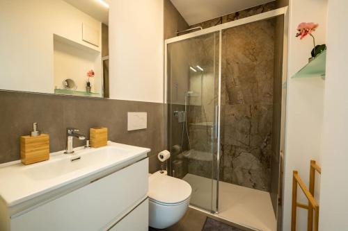 Koupelna v ubytování Loft victoria