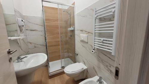 Koupelna v ubytování B&B 3Rome Salaria