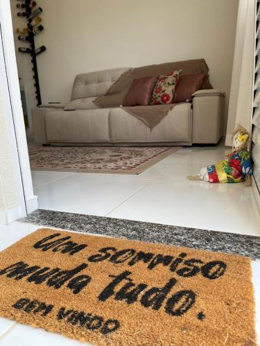 Χώρος καθιστικού στο Cantinho do Aconchego