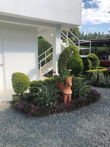 La Morocha Hospedaje & Relax Campestreにある庭