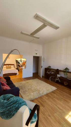 Χώρος καθιστικού στο Casa dos artistas