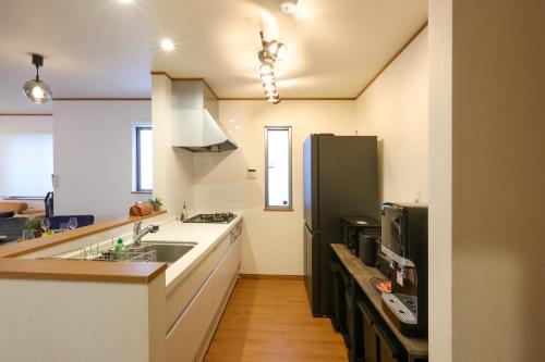 Dapur atau dapur kecil di Ryukyu villa