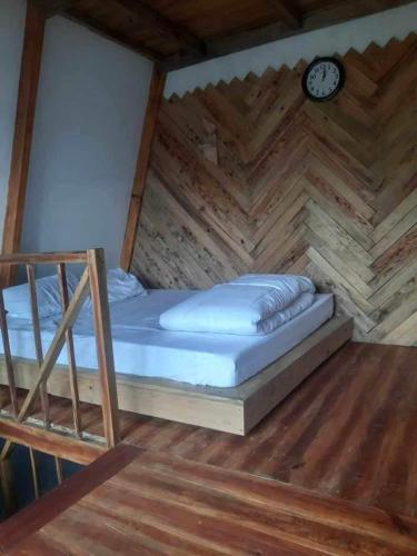 Ένα ή περισσότερα κρεβάτια σε δωμάτιο στο Villa xwetan view prau