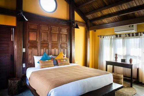 Cama o camas de una habitación en Fish Lantern House An Bang beach