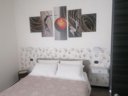 Postel nebo postele na pokoji v ubytování B&B "LA GIANCARLA"