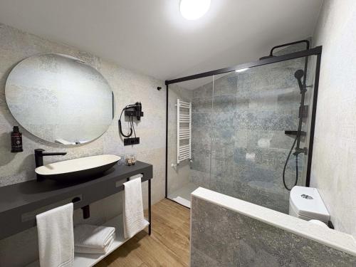 Ein Badezimmer in der Unterkunft Akla Hotel Badajoz