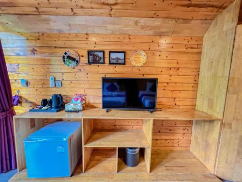 TV a/nebo společenská místnost v ubytování Moly Resort