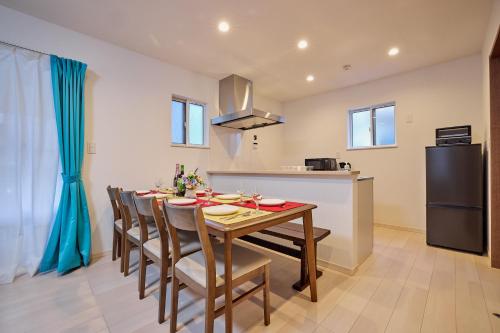 Dapur atau dapur kecil di APROStay富士河口湖小立10