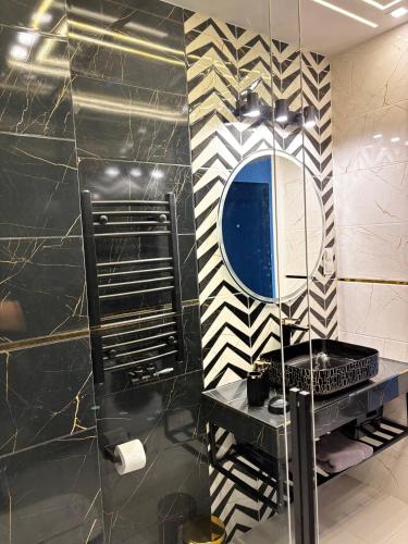 Ένα μπάνιο στο VIA Apartments