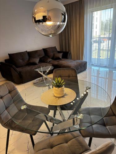 Χώρος καθιστικού στο VIA Apartments