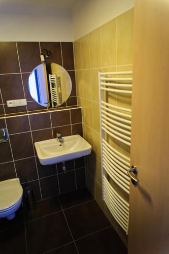 Koupelna v ubytování Pálavské Vinohrady