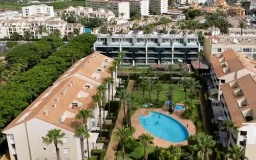 Luxury apartment on Golden Beach 1 Javea Sleeps 6 Fully equipped Full AirCon High Speed WiFi 600mbps