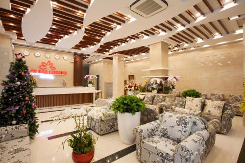 Posezení v ubytování Anh Dao Mekong 2 Hotel