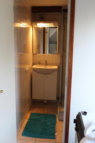 Et badeværelse på Lilla Sandereds Gård