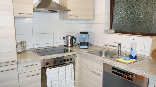 Η κουζίνα ή μικρή κουζίνα στο Apartment König