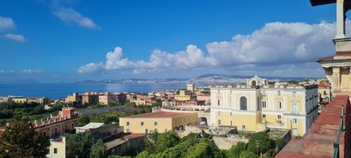 a view of a city from a building at La Casa di Mary in Ercolano