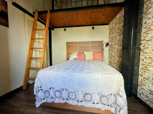 Postel nebo postele na pokoji v ubytování Casa Shanti