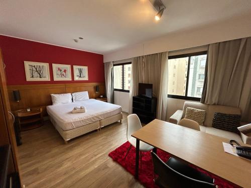 Novidade na Booking.com Apart-Hotel 4 estrelas em Moema - Slaviero Menor preço em Novidade na Booking.com Apart-Hotel 4 estrelas em Moema - Slaviero