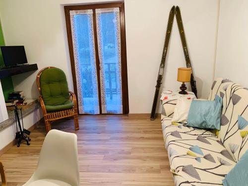 Χώρος καθιστικού στο Il nido Santa Maria Maggiore Condominio Hermitage