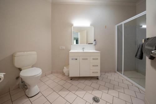Koupelna v ubytování Woolgoolga Coast Motel