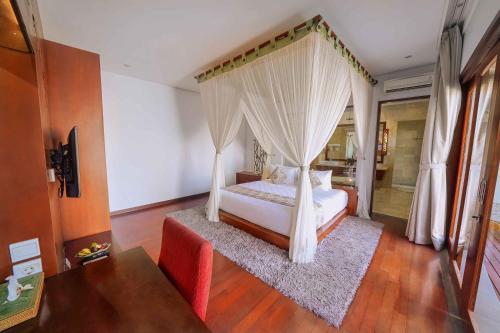 Katil atau katil-katil dalam bilik di The Kasih Villas & Spa