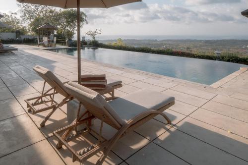 Πισίνα στο ή κοντά στο Villa Puri Balangan