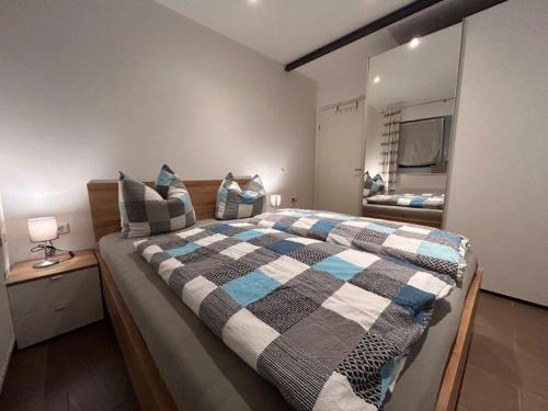 Postel nebo postele na pokoji v ubytování NEU! Ferienwohnung Hofblick