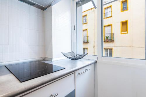 Køkken eller tekøkken på Apartamento Coral