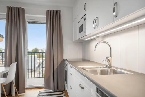 Η κουζίνα ή μικρή κουζίνα στο GoCo Health Innovation City - Mölndal