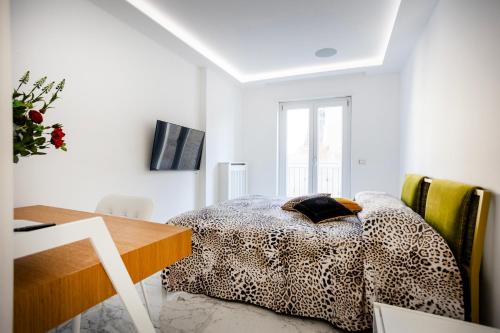 Postel nebo postele na pokoji v ubytování Suite Tropea