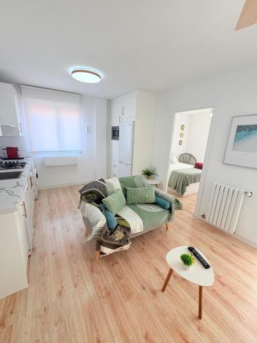 Kuchyň nebo kuchyňský kout v ubytování Nórdico -Apartamentos Birdie-