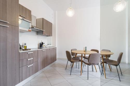 Η κουζίνα ή μικρή κουζίνα στο Limehome Verona La Vigna in Città