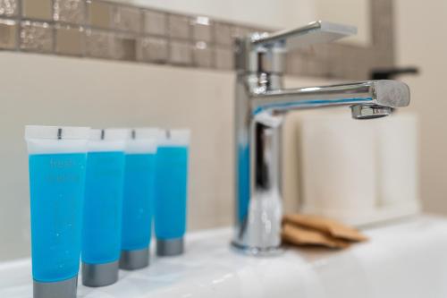 Koupelna v ubytování Nad Sudołem Stylish Apartment