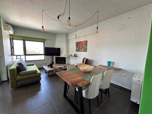 TV a/nebo společenská místnost v ubytování Elysian apartment II