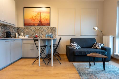 Kuchyňa alebo kuchynka v ubytovaní 53m2 Apartament na Letniej z Widokiem na Góry Kłodzko - Przyjaciół Ziemi Kłodzkiej