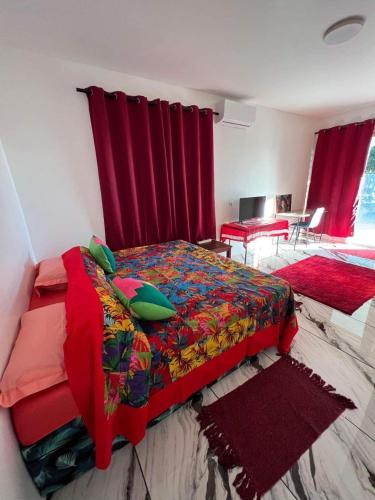 Postel nebo postele na pokoji v ubytování Chambre privée CLIMATISÉE