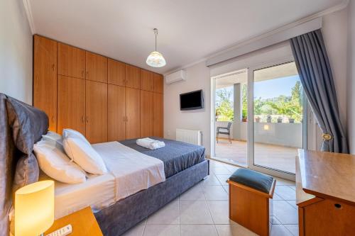 Postel nebo postele na pokoji v ubytování Starry Sky Luxury Apartment 4