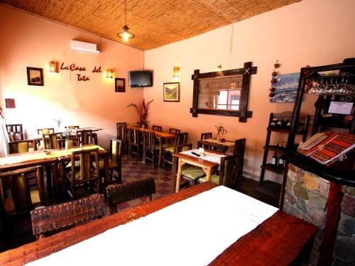 Restaurace v ubytování La Casa del Tata