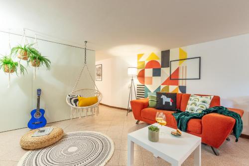 Posezení v ubytování Boho Nest