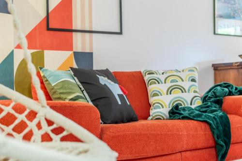 Posezení v ubytování Boho Nest