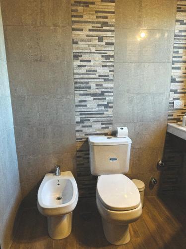 Ένα μπάνιο στο Juliette Posada Boutique Ex Posada La Villa