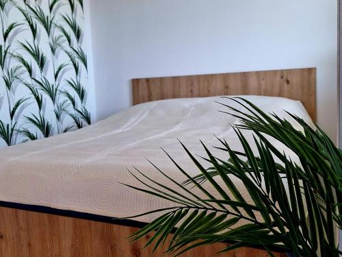 Postel nebo postele na pokoji v ubytování Apartament Blue Polana Szaflarska