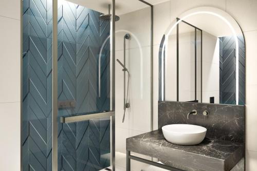 Koupelna v ubytování Luxembourg Marriott Hotel Alfa