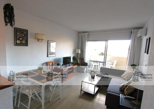 BENALBEACH 207- Primera Linea de Playa - Piscina Abierta Todo el Año