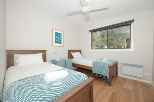 Ένα ή περισσότερα κρεβάτια σε δωμάτιο στο Hilltop Vistas Pet Friendly