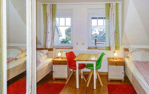 Ένα ή περισσότερα κρεβάτια σε δωμάτιο στο Haus Vierjahreszeiten 2