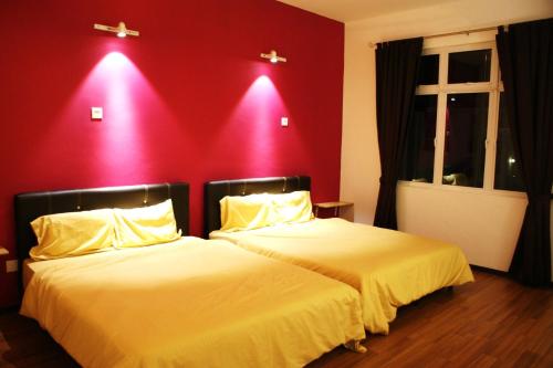 Cama o camas de una habitación en Shamrock Seaview 11 Villa
