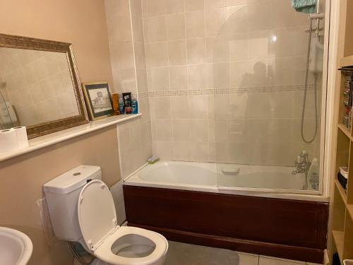 Un baño de Comfy Apartment near Dublin Airport with FREE PARKING